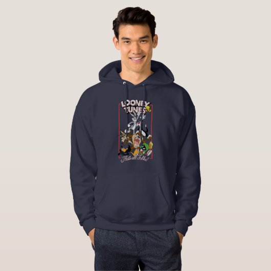 LOONEY TUNES™ "DAT IS ALLEMAAL FOLKS!™" Group Stac Hoodie (Voorkant volledig)