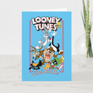 LOONEY TUNES™ "DAT IS ALLEMAAL FOLKS!™" Group Stac Kaart