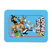 LOONEY TUNES™ "DAT IS ALLEMAAL FOLKS!™" Group Stac Magneet (Horizontaal)