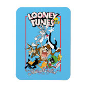 LOONEY TUNES™ "DAT IS ALLEMAAL FOLKS!™" Group Stac Magneet (Verticaal)