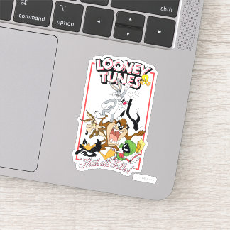 LOONEY TUNES™ "DAT IS ALLEMAAL FOLKS!™" Group Stac Sticker