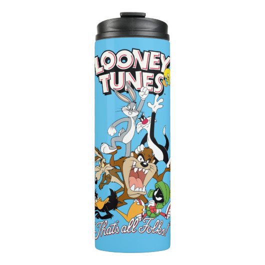 LOONEY TUNES™ "DAT IS ALLEMAAL FOLKS!™" Group Stac Thermosbeker (Voorkant)