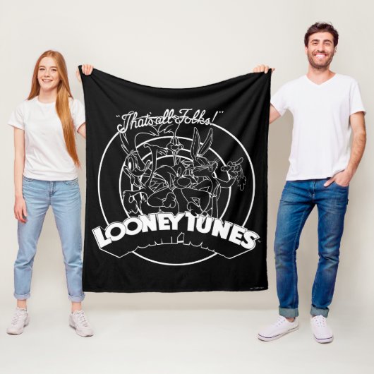 LOONEY TUNES™ DAT IS ALLEMAAL GEVOLGEN!™ FLEECE DEKEN (In situ)