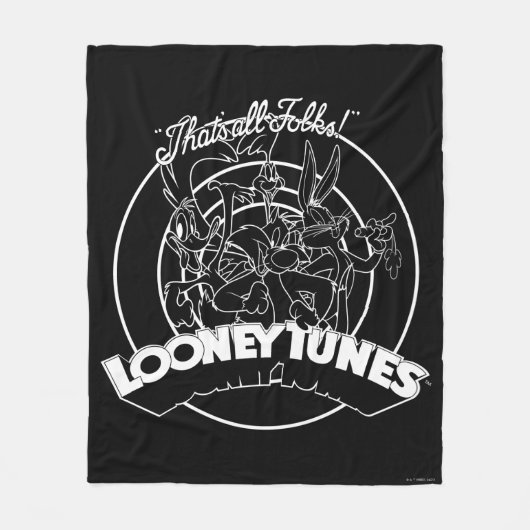 LOONEY TUNES™ DAT IS ALLEMAAL GEVOLGEN!™ FLEECE DEKEN (Voorkant)