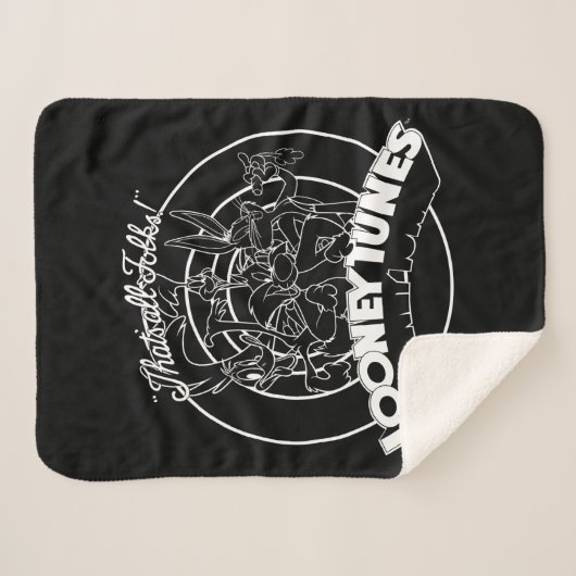 LOONEY TUNES™ DAT IS ALLEMAAL GEVOLGEN!™ SHERPA DEKEN (Voorkant (horizontaal))