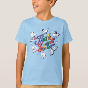 LOONEY TUNES™ - Dat is alles, mensen! Pride Badge T-shirt