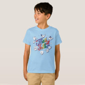 LOONEY TUNES™ - Dat is alles, mensen! Pride Badge T-shirt (Voorkant volledig)