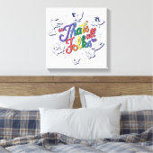 LOONEY TUNES™ - Dat is alles, mensen! Speldje Canvas Afdruk (Insitu (Slaapkamer))