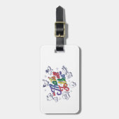 LOONEY TUNES™ - Dat zijn allemaal Folks! Pride Bad Bagagelabel (Voorkant verticaal)