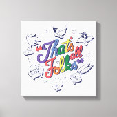 LOONEY TUNES™ - Dat zijn allemaal Folks! Pride Bad Canvas Afdruk (Voorkant)