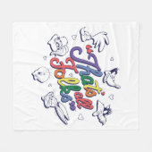 LOONEY TUNES™ - Dat zijn allemaal Folks! Pride Bad Fleece Deken (Voorkant (Horizontaal))