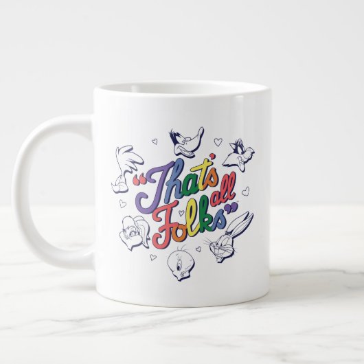 LOONEY TUNES™ - Dat zijn allemaal Folks! Pride Bad Grote Koffiekop (Links)