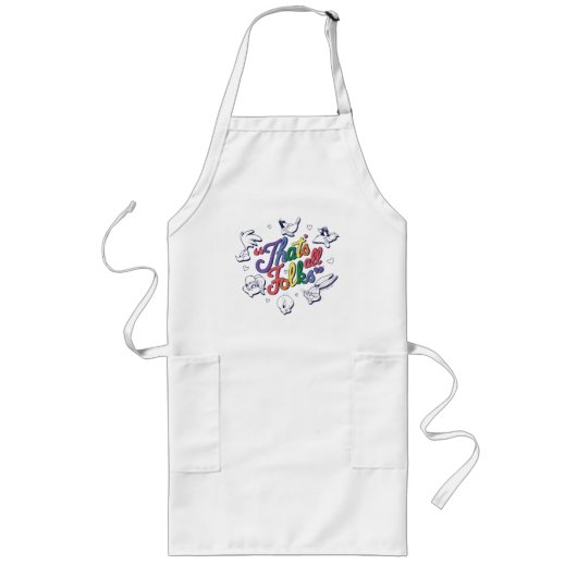 LOONEY TUNES™ - Dat zijn allemaal Folks! Pride Bad Lang Schort (Voorkant)