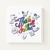 LOONEY TUNES™ - Dat zijn allemaal Folks! Pride Bad Notitieboek (Achterkant)