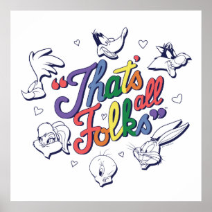LOONEY TUNES™ - Dat zijn allemaal Folks! Pride Bad Poster
