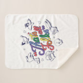 LOONEY TUNES™ - Dat zijn allemaal Folks! Pride Bad Sherpa Deken (Voorkant (horizontaal))