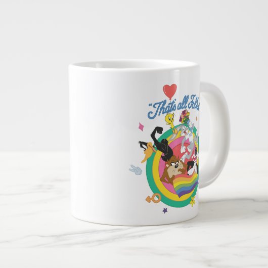 LOONEY TUNES™ - Dat zijn allemaal Folks! Pride Bul Grote Koffiekop (Voorkant rechts)