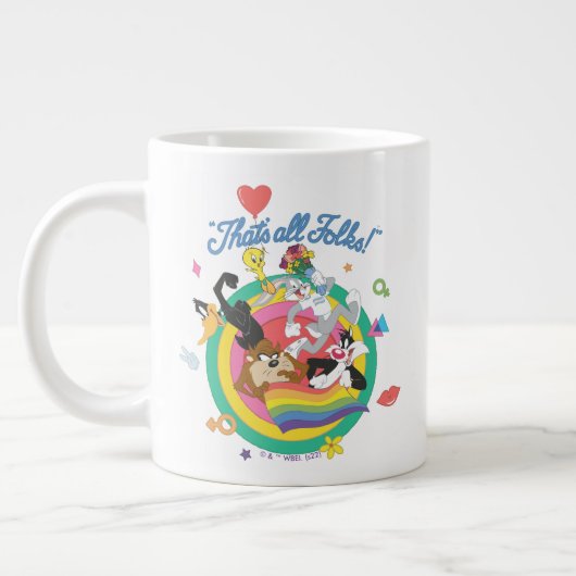 LOONEY TUNES™ - Dat zijn allemaal Folks! Pride Bul Grote Koffiekop (Links)