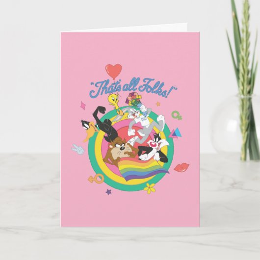 LOONEY TUNES™ - Dat zijn allemaal Folks! Pride Bul Kaart (Voorkant)