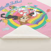 LOONEY TUNES™ - Dat zijn allemaal Folks! Pride Bul Sherpa Deken (3/4)