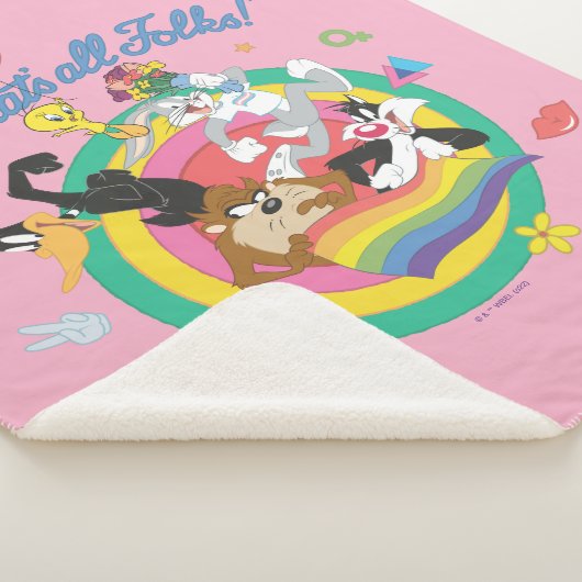 LOONEY TUNES™ - Dat zijn allemaal Folks! Pride Bul Sherpa Deken (3/4)