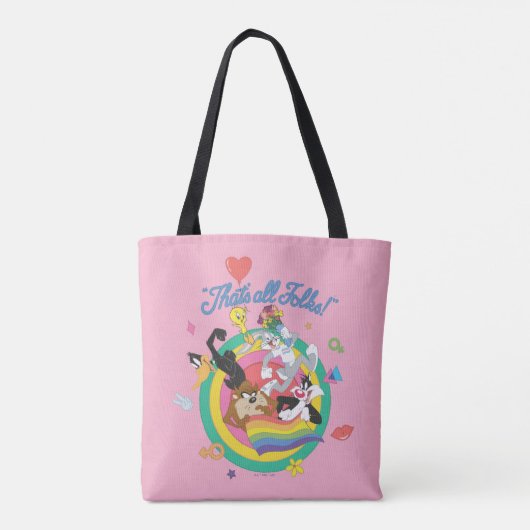 LOONEY TUNES™ - Dat zijn allemaal Folks! Pride Bul Tote Bag (Achterkant)