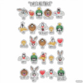 LOONEY TUNES™ Emoji Chart Sticker (Voorkant)