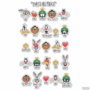 LOONEY TUNES™ Emoji Chart Sticker