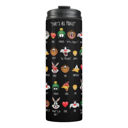 LOONEY TUNES™ Emoji Chart Thermosbeker (Voorkant)