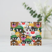 LOONEY TUNES™ Emoji Patroon Briefkaart (Staand voorkant)