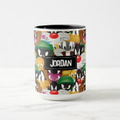 LOONEY TUNES™ Emoji Patroon | Jouw namen toevoegen Mok (Midden)