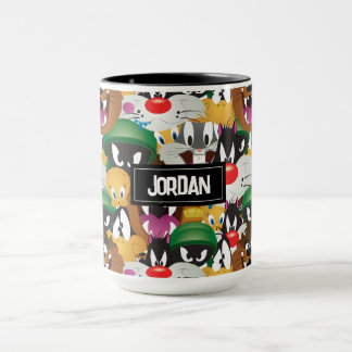 LOONEY TUNES™ Emoji Patroon | Jouw namen toevoegen Mok