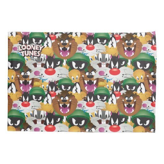 LOONEY TUNES™ Emoji Patroon Kussensloop (Achterkant)