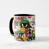 LOONEY TUNES™ Emoji Patroon Mok (Voorkant links)