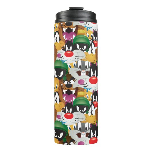 LOONEY TUNES™ Emoji Patroon Thermosbeker (Voorkant)