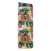 LOONEY TUNES™ Emoji Patroon Thermosbeker (Geroteerd rechts)