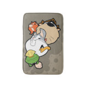 LOONEY TUNES™ gestileerde grote hoofden Badmat (Voorkant Verticaal)
