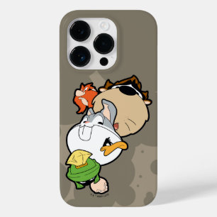 LOONEY TUNES™ gestileerde grote hoofden Case-Mate iPhone 14 Pro Hoesje