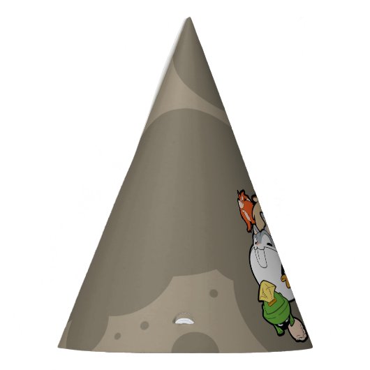 LOONEY TUNES™ gestileerde grote hoofden Feesthoedjes (Links)