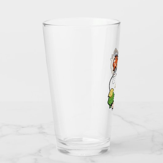 LOONEY TUNES™ gestileerde grote hoofden Glas (Rechts)