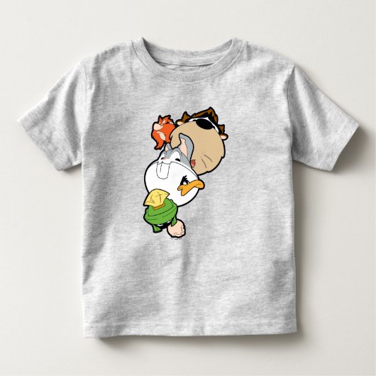 LOONEY TUNES™ gestileerde grote hoofden Kinder Shirts (Voorkant)