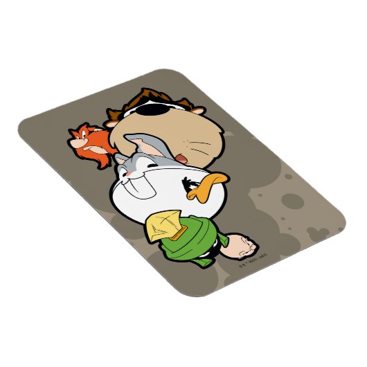 LOONEY TUNES™ gestileerde grote hoofden Magneet (Rechterzijde)