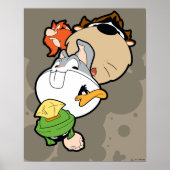 LOONEY TUNES™ gestileerde grote hoofden Poster (Voorkant)