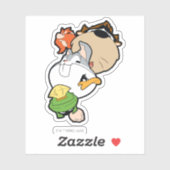 LOONEY TUNES™ gestileerde grote hoofden Sticker (Vel)