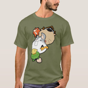 LOONEY TUNES™ gestileerde grote hoofden T-shirt