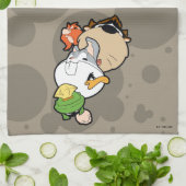 LOONEY TUNES™ gestileerde grote hoofden Theedoek (Gevouwen)