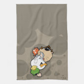 LOONEY TUNES™ gestileerde grote hoofden Theedoek (Verticaal)