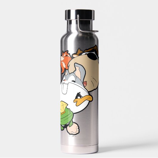 LOONEY TUNES™ gestileerde grote hoofden Waterfles (Links)