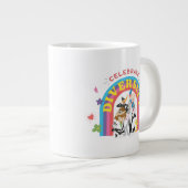 LOONEY TUNES™ - gevierde diversiteit: regenboog Grote Koffiekop (Voorkant rechts)