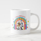 LOONEY TUNES™ - gevierde diversiteit: regenboog Grote Koffiekop (Rechts)